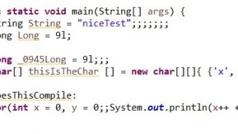 Crazy Java Code