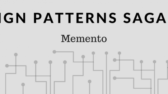 Memento Design Pattern