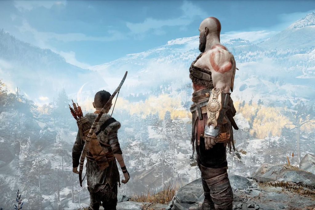 Small detail in Kratos' second interaction with Odin. : r/GodofWar