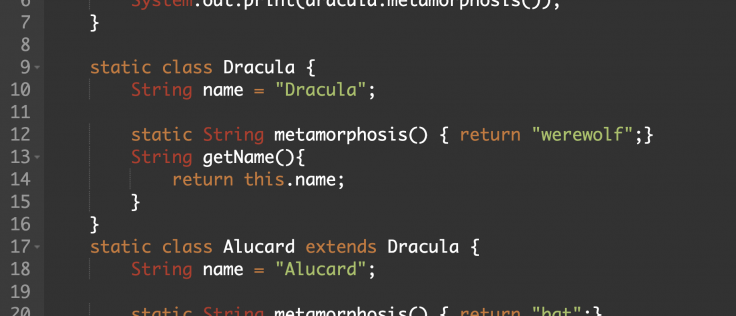 dracula polymorphism