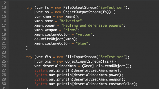 serializable file