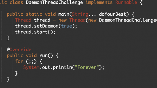 daemon thread