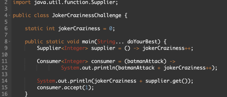 joker lambda challenge