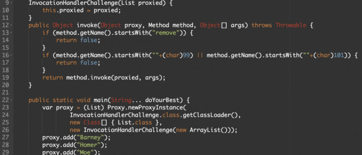 Method Interceptor Java Challenge