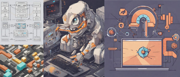 The Malicious user is trying to hack services. There is also a computer with rate limiting to prevent the attack.